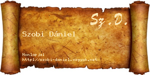 Szobi Dániel névjegykártya